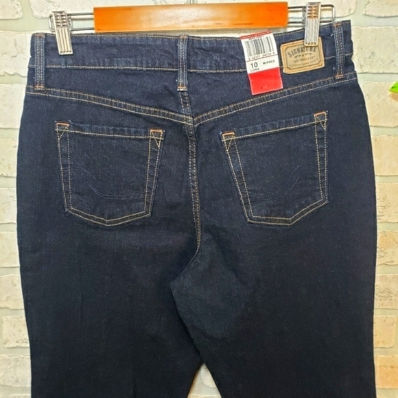 LEVI STRAUSS Signature Totally Slimming Bootcut Jeans Size 10 Long - Picture 9 of 9